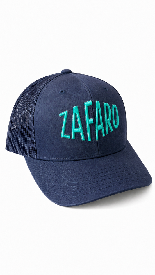 Navy Trucker Cap