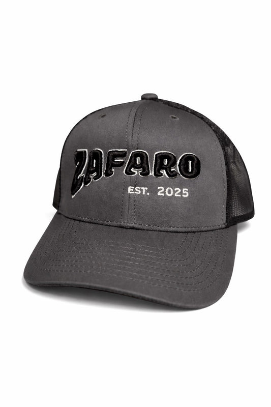 Grey and Black Trucker Cap